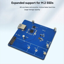 Expansion Board Module for 4B M.2 PCIE SSD Portable
