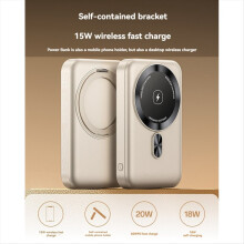 Magnetic Power Bank 10000mAh 15W Portable for Wireless Charger with Holder Watch Series