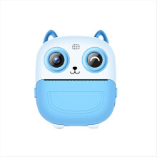 Kid Camera Printer Portable Thermal Instant Print Photo Kids Digital 2.4inch HD Dual Cameras Video Toy Gifts Blue