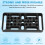 Quick Release Plate Multi-Function Expanding Cold Shoe Cheese Double Hole Tube Clamp Tripod Adapter 8
