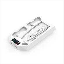 Game Stand Efficient Heat Dissipation Gaming Dual Function -Line Controller for Accessories White
