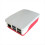 For 5 Case Active Cooling PWM Fan PI5 Plastic Shell for Enhanced Protection Red&White 2