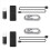 2 Sets One-Key Tool Mod Kit FW 9.0 11.0 System USB Drive Adapter for Game Controller 1