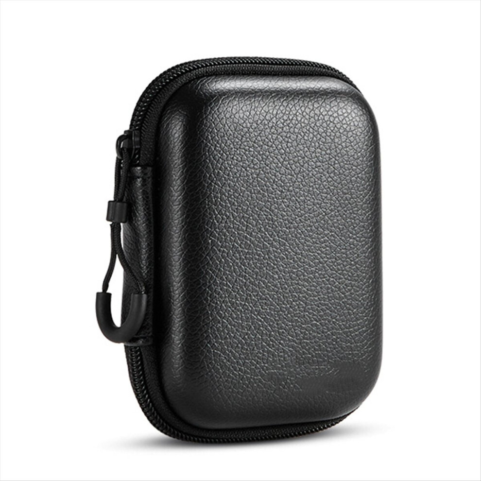 Pebbled Portable Mini Hard Shell Digital Gadgets Storage Bag Earphone Charger Case Plug Data Cable U Disk Organizer A 4853162257104