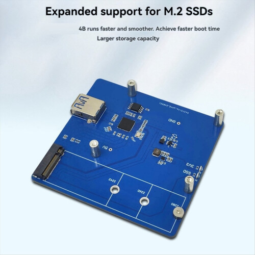Expansion Board Module for 4B M.2 PCIE SSD Portable 1