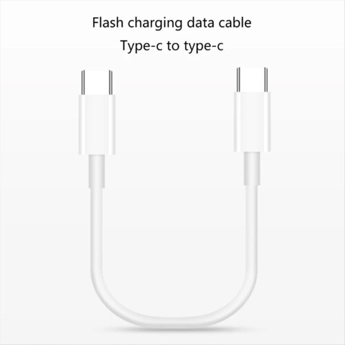 20cm Short Type Cable USB to TypeC Fast Data Line for Phone Cellphone Tablet Charging 2