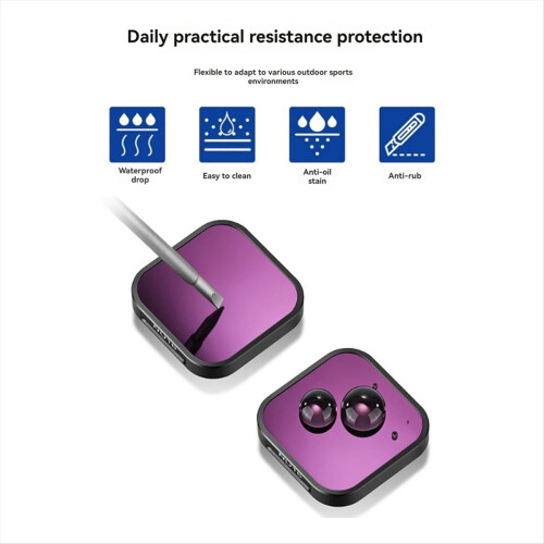 ND Filter Set Compatible with for 11 10 9,6 Pack CPL/ND8/ND16/ND32/ND64/ND1000 Action Camera Accessory 2