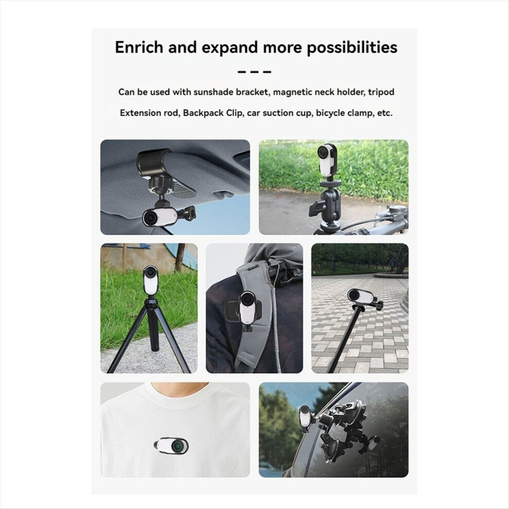 For Go 3 Camera Frame Adapter - Horizontal & Vertical Bracket, Extension Mount For Go3 4853162261187