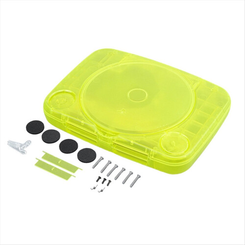Replacement Shell for PS ONE Case ABS Material Box Housing PS1 Console PSX Game Fluorescent Yellow