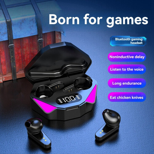 X15 Bluetooth Headset Gaming E-Sports Digital Display Low Latency Power Consumption