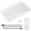 Ultra-Thin Silent Wireless Bluetooth Keyboard and Mouse Set Suitable for Tablet Notebook White 4