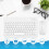 Ultra-Thin Silent Wireless Bluetooth Keyboard and Mouse Set Suitable for Tablet Notebook White 8