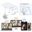Mobile Phone Take Photo and Video Fill Light Type-C Charging Interface LED Portable with Clip White 9