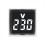 Digital Voltmeter Square AC220V Voltage Tester with LED Display and Indicator Light EU Plug White 3