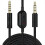 2M Replacement Audio Cable for GPRO X, G233, G433 Headphones Includes Volume Control and Mute Function Black 2