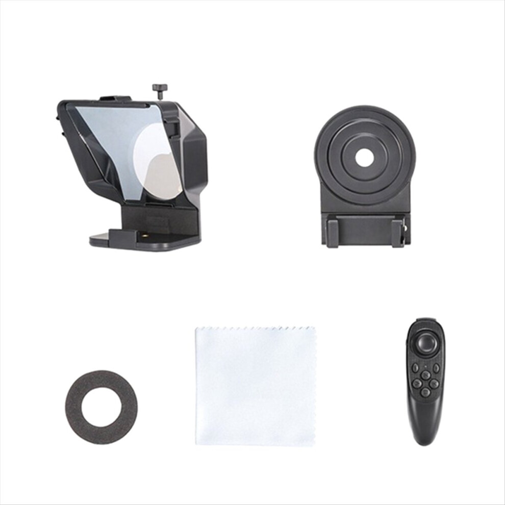 Portable Teleprompter For Smartphones With Remote Control, Phone Holder Video Recording & Live Streaming Saudism