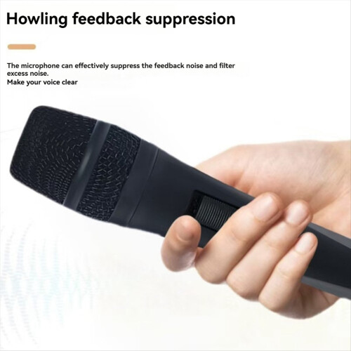Karaoke Mic with Switch Wired Dynamic Microphone for Vocal Music Performance Singing