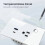 WiFi Smart Tuya 15A Wall Socket USB TYPE-C Plug Outlet Power for Home Life White EU 6
