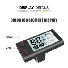 510S Ebike LCD Display for BBS01/BB02/ Mid Drive Motor Bicycle Computer UART 24V 36V 48V Meter