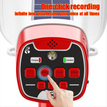 Solar Speaker Portable Wireless BT PA Bullhorn Outdoor Recording Multifunctional Handheld Amplifier,A