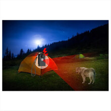 4Pcs Portable Mini Motion Detector Alarm 120DB Siren SOS LED Light Security for Travel Home Kids Safe Personal