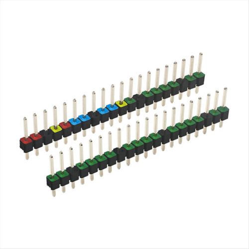20 Pin GPIO Header Adapter 2.54mm Pitch Double Row Color for W Development Board 1