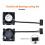 3D Printer Hotend Cooling Fan Mini PWM Temperature Control for P1S P1P 8