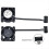 3D Printer Hotend Cooling Fan Mini PWM Temperature Control for P1S P1P 4