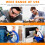 90W Internal Heating Electric Soldering Iron LED Digital Display with Switch Temperature Control Blue EU Plug 10