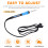 90W Internal Heating Electric Soldering Iron LED Digital Display with Switch Temperature Control Blue EU Plug 9