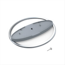 Vertical Stand Game Console Host Anti-Slip Base Replacement for Pro/ Slim/ Gray