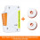 Fiber Optic Cleaner Cassette+2XCleaning Core End Face Cleaning Box Pigtail for SC/FC//LC Tool B 10
