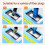 Fiber Optic Cleaner Cassette+2XCleaning Core End Face Cleaning Box Pigtail for SC/FC//LC Tool B 5