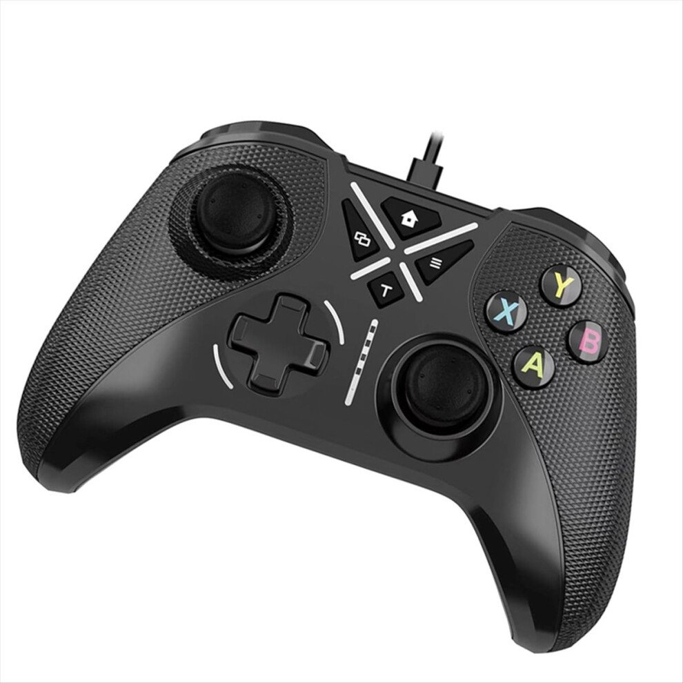 Saudism Wired Game Controller With Hall Triggers Joysticks And Turbo Function For /X, Pc