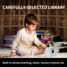 Q2 Mini Projector for Kids 800x480 Resolution, Portable Home Theater Beamer Ideal Christmas and Birthday Gift UK Plug