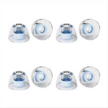 4 Pairs Liquid Silicone Ear Tips Enhances Clarity Noise Isolating Caps Reusable Eartips for Explorer 4U NX8 Cantor S