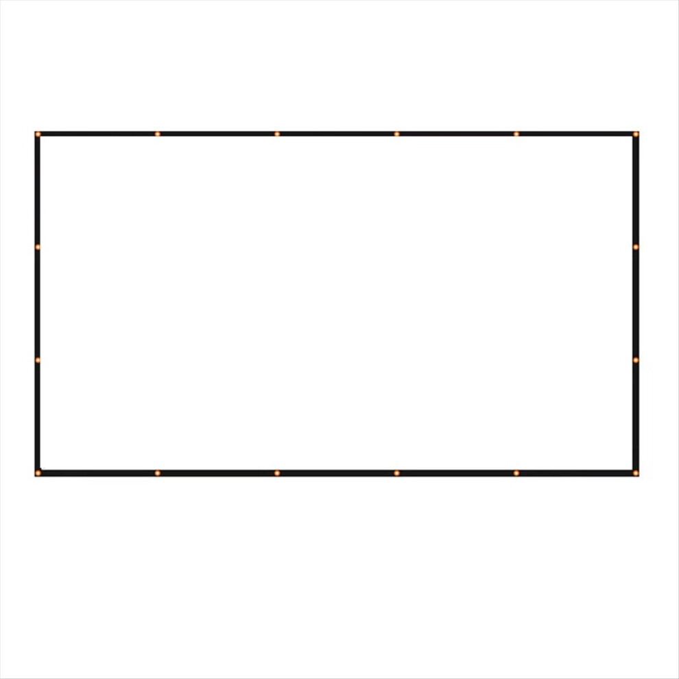 Portable Projector Screen Simple Curtain Anti- 120 Inches Projection Screens For Home Outdoor Office Light 4853162282427