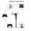 Replacement Cable Supporting RGB Game Cord for Arctis 3 5 7 Pro + Plus Wired Wireless Gaming Headsets 8
