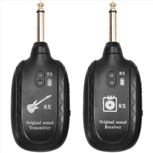 8X Wireless Guitar System Transmitter Receiver for Electric Violin 1