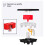70pcs Low Profile Choc Switch 1350 RGB for Keyboard Black 5