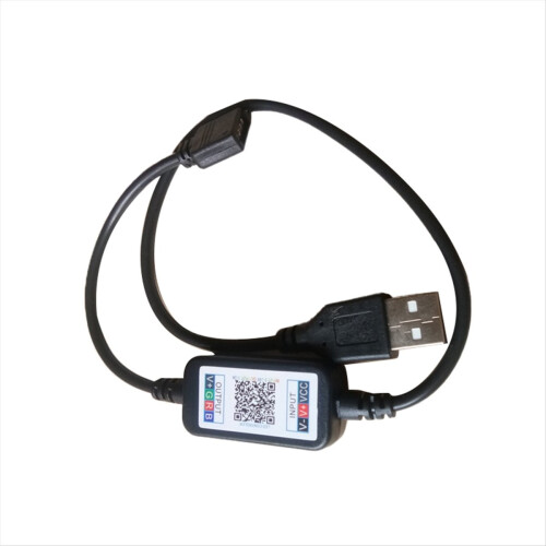 2Pcs for LED Strip Light Mini RGB Dimmer DC5-24V Phone APP Bluetooth-Compatible USB Cable Controller 2