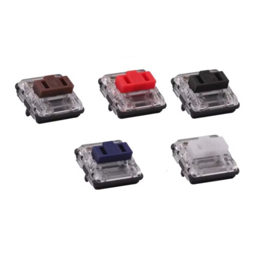 70pcs Low Profile Choc Switch 1350 RGB for Keyboard Red 2