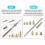 Heat Insert Nut Iron Tip Set Tool Soldering TS100 3D Printing Modify Finishing Internal Thread 11