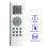 RG66B9(2H)/BGEFU1 Remote Control Replacement for AC Air Conditioner 4