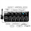 Mini Electric Acoustic Guitar Amplifier Powered Portable Bluetooth Speaker Distortion Delay Effects10W 11