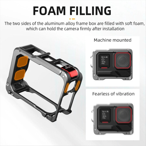 Metal Cage Action Camera Frame for Pro 2 Sports Accessories 1