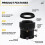 1.25inch Double Helical Focuser with Compression Ring Outer Thread Adapter for Astronomical Telescope Guidescope 10