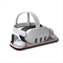 For 3S VR Helmet Charging Base Support Header Handles with Led Light Bar
