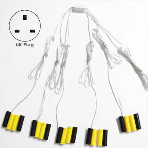 AA Battery Canceller Power Supply Adapter with Replace Batteries for Various 4.5v 3v Powered Product UK Plug 2