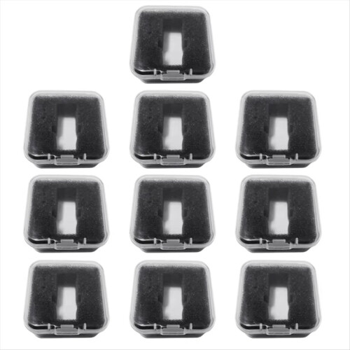 10Pcs Turntable Stylus Display Case - Holder for Record Players, Phonograph Needle Storage